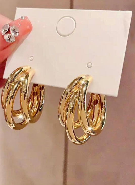 Golden earrings